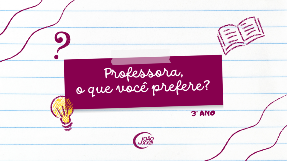 Read more about the article Professora, o que você prefere?